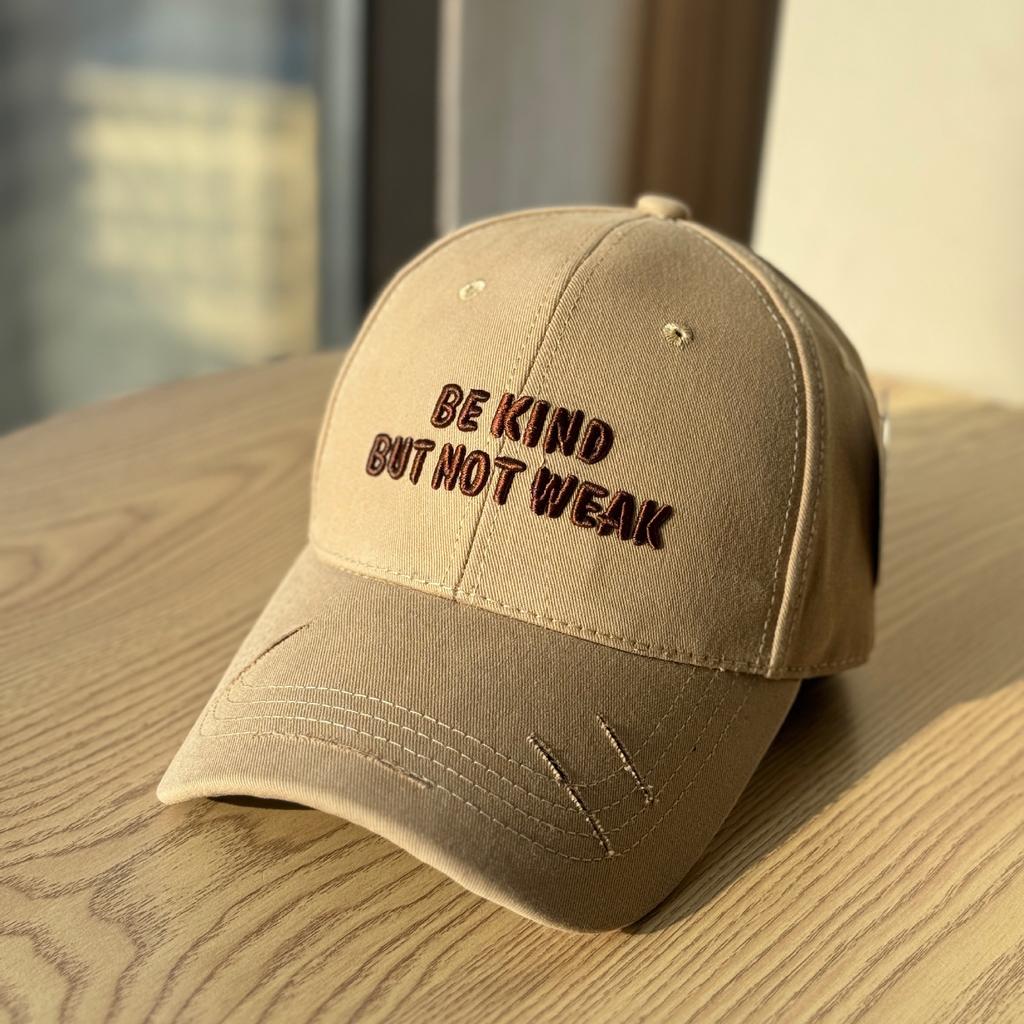 High-quality New Hard-top Baseball Cap with Three-dimensional Embroidered Letters, Makes the Face Look Smaller, Suitable for Large Head Sizes, Sun