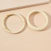 2pcs Retro Brown Resin Bangles Acrylic Marble Bracelet For Women Fashion Party Jewelry Gifts