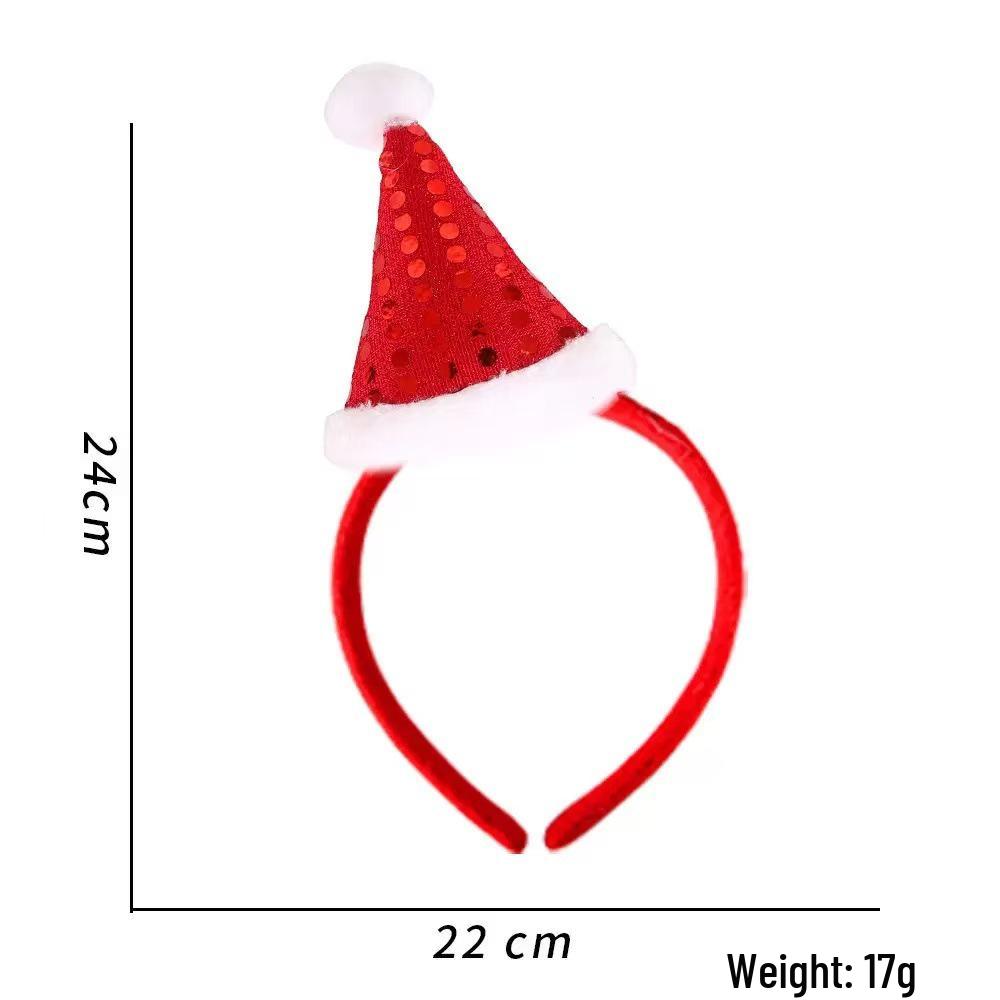 Children's Christmas Reindeer Antler Headband - Five-Star Decoration for Holiday Parties