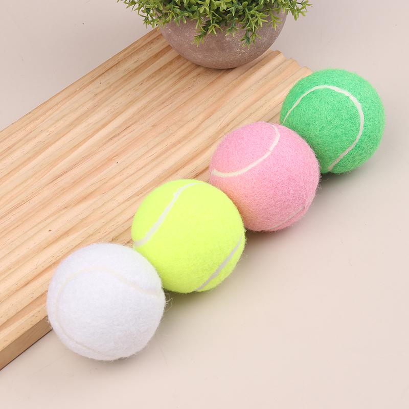 Elastic Fiber Rubber Outdoor Tennis Ball High Elasticity Training Entertainment Ball Tennis For Competition Training Exercises