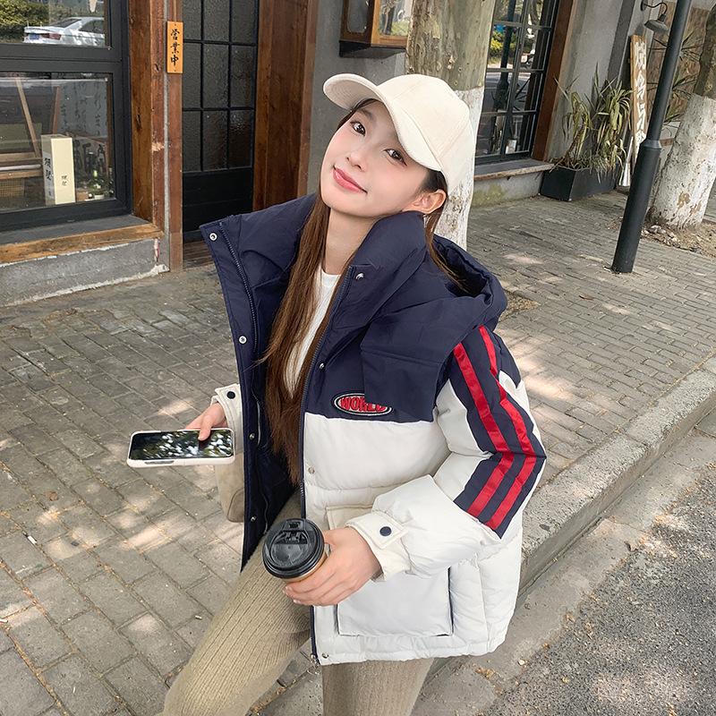 Winter new down cotton-padded clothes women's loose casual cotton-padded clothes college style students thickened cotton-padded jackets tide
