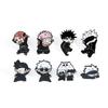 4 Stück Cartoon-Charakter Brosche Hübsche Augenmaske Junge Emaille-Anstecker Metallabzeichen Schmuck Rucksack Kleidung Zubehör Festival Geschenk