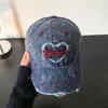 Love Letter Visors Embroidery Denim Snapback Cap Fashion Vintage Baseball Cap  Outdoor