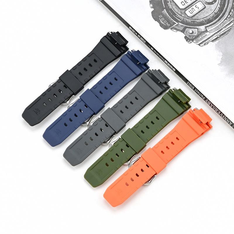 16mm Klokkereim For Casio G-Shock GM-5600/GA2100/GM2100 Hurtigutløsning TPU Sport Dykking gshock Klokkebånd Armbånd