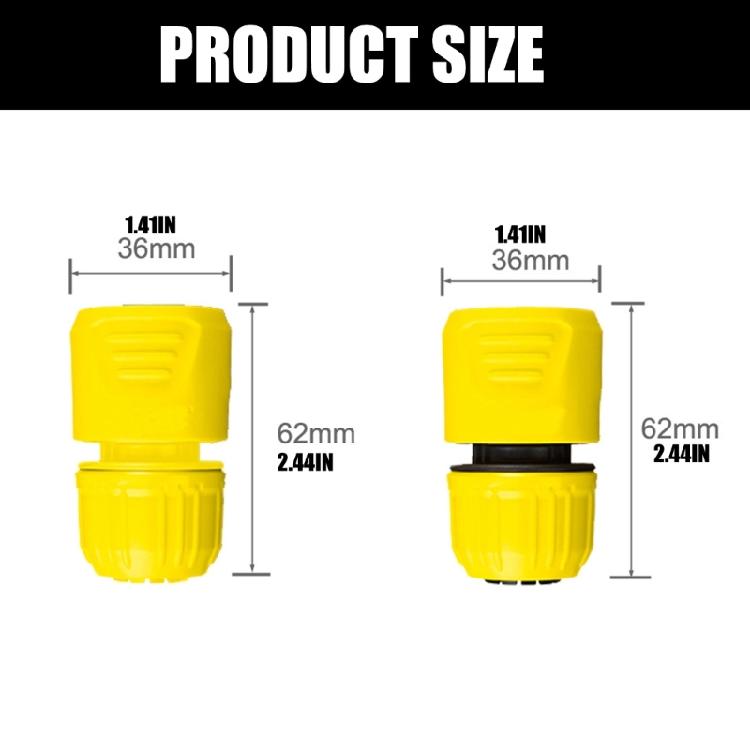 Quick Connection Hose Fitting Kit For 4 5 Point Water Hose Plastic For Home Garden Use High Pressure Washer Adapter