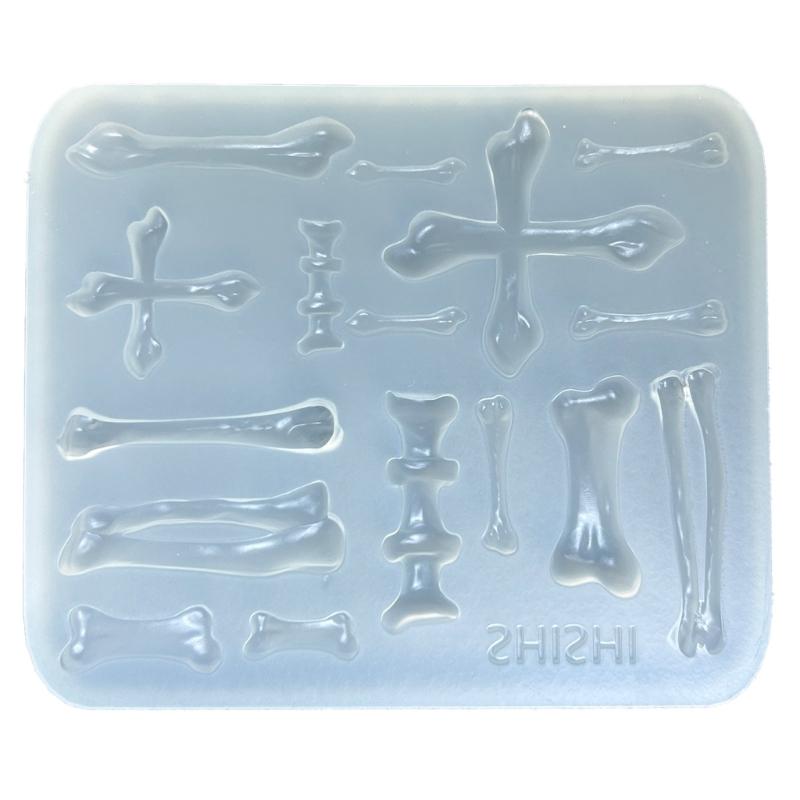 Silicone Dessert Crafting Moulds Bone Shape Clay Food Molds Reusable Baking Tool Chocolate Moulds Silicone Texture