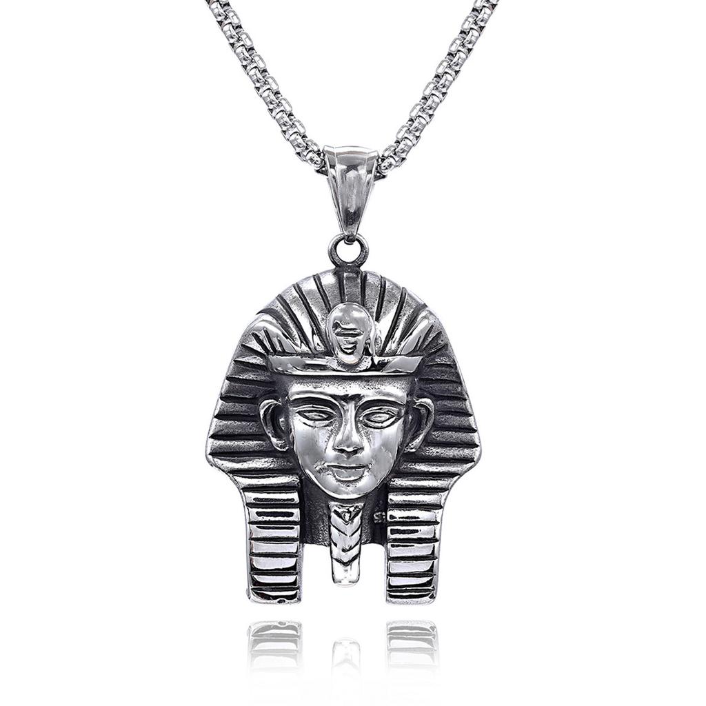 Simple Pendant with Snake Body and Human Face of Ancient Egyptian God
