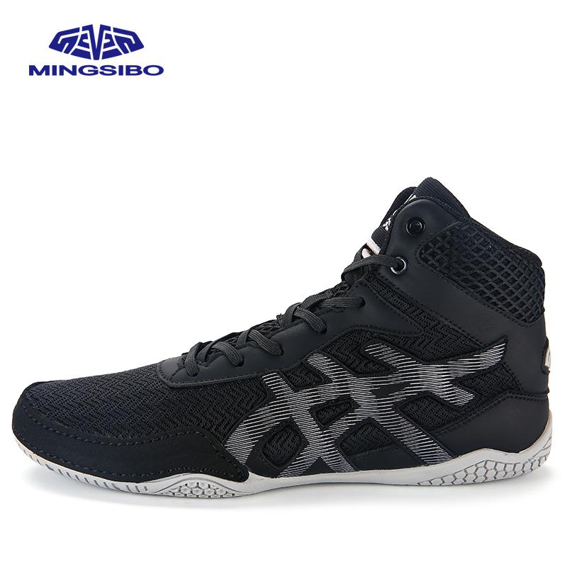 MINGSIBO Professional Wrestling Shoes Unisex Wearable Fighting Boots Man Designer Sport Training Shoe Gym Boxing Sneakers