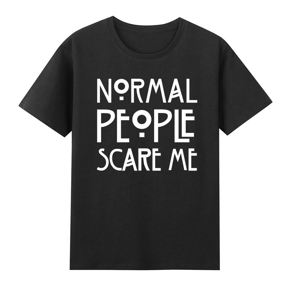 Normale Leute machen mir Angst Introvertiert Sarkastisches T-Shirt
