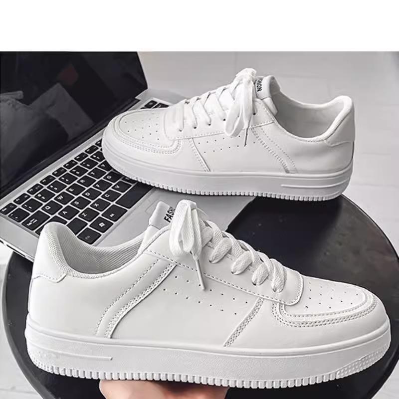 Women's shoes little white shoes women's 2025 new popular spring student white shoes versatile niche couple casual board shoes men