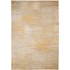 Rug - THE DECO FACTORY - ANNE LINEAIRE_ORANGE - 160x230 Cm - Ochre Beige - Woven Linear Gobelin Pattern
