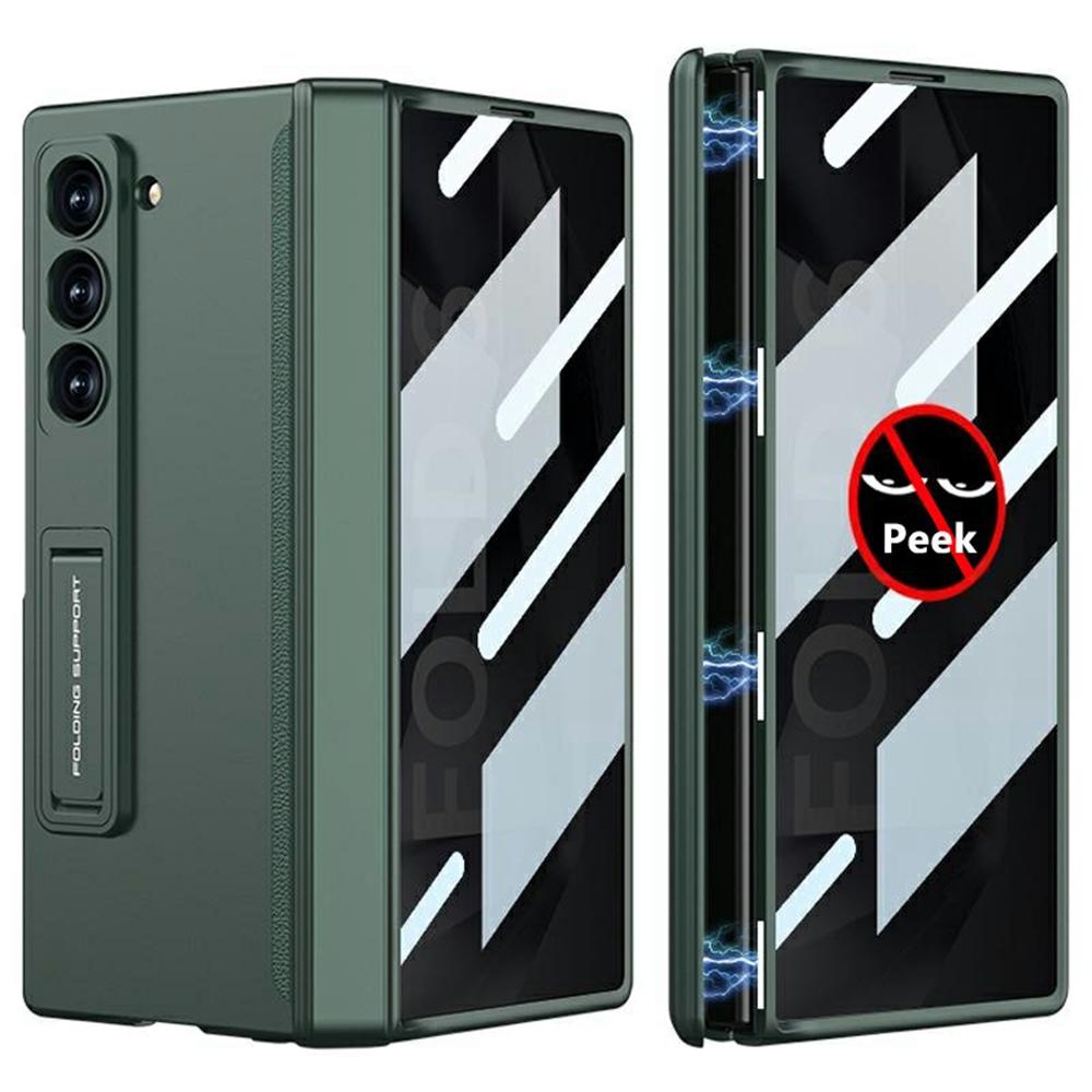 GKK For Samsung Galaxy Z Fold6 5G Case Magnetic Hinge Hard PC Phone Cover with Privacy Screen Film