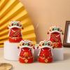 Chinese Style Resin Lion Figurine Home Decor For New Year Celebration Gift