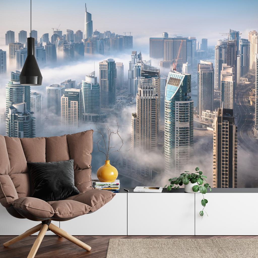 Photomural Dubai In Clouds Washable Fleece 104x70.5