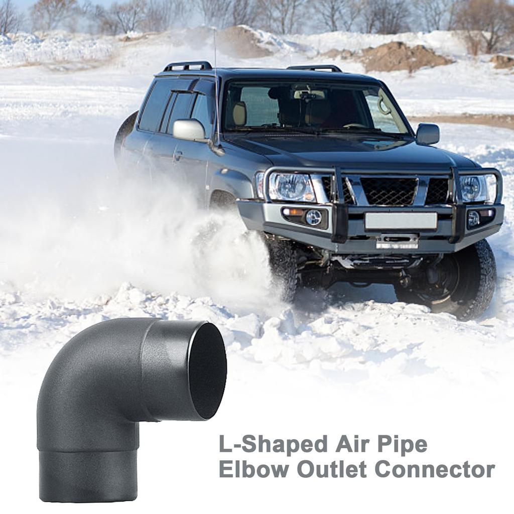 Heater Duct Connector - Outlet Exhaust Connector, Air Duct Pipe Elbow Outlet Connector |