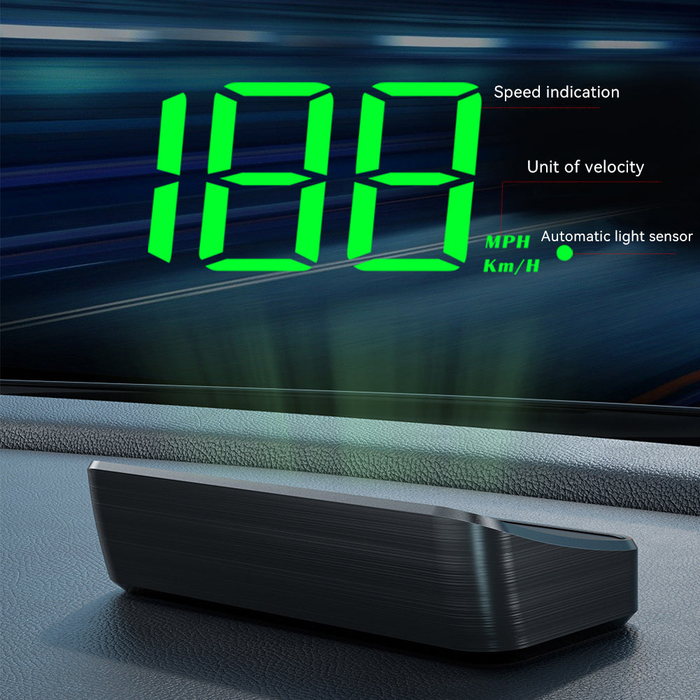 Samochodowy wyświetlacz Head-Up GPS Cyfrowy prędkościomierz HUD Projektor na przednią szybę KMH MPH Miernik prędkości Akcesoria do elektroniki samochodowej