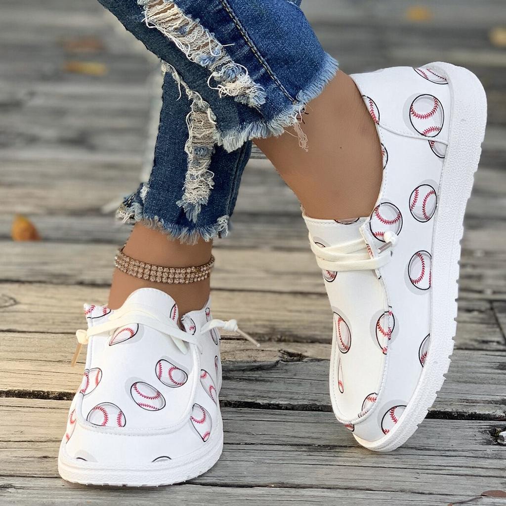 2025 New Spring and Autumn Round Toe Lace-up Canvas Casual Comfortable Single Shoes Women's Shoes