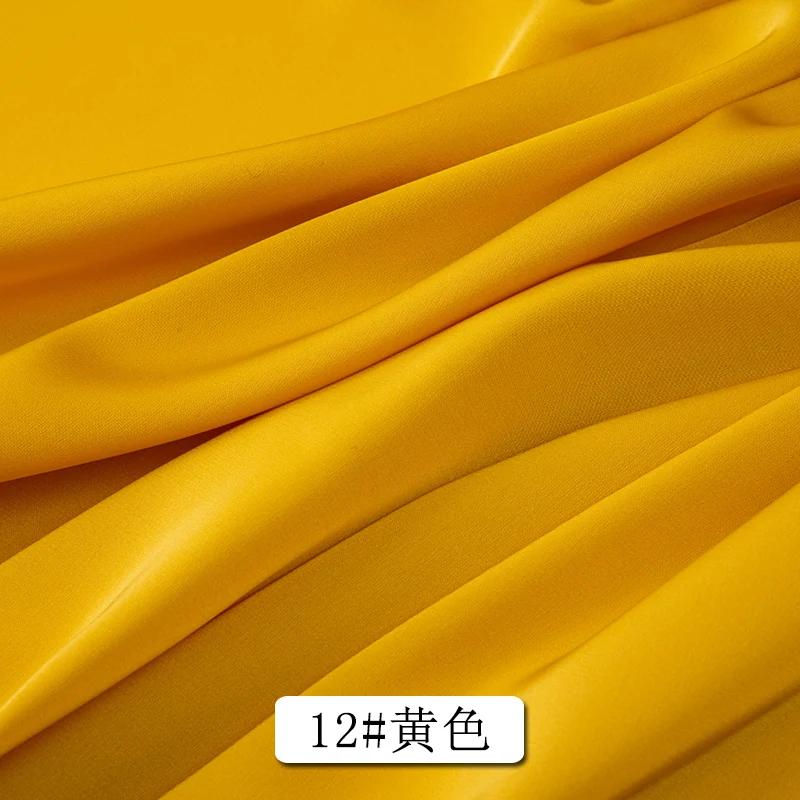 0.5m/1m/2m Soft Opaque Satin Chiffon Fabric For Home Wear, Clothing Skirts, Shirt linings,Pajamas, Handmade DIY Clothing Fabric