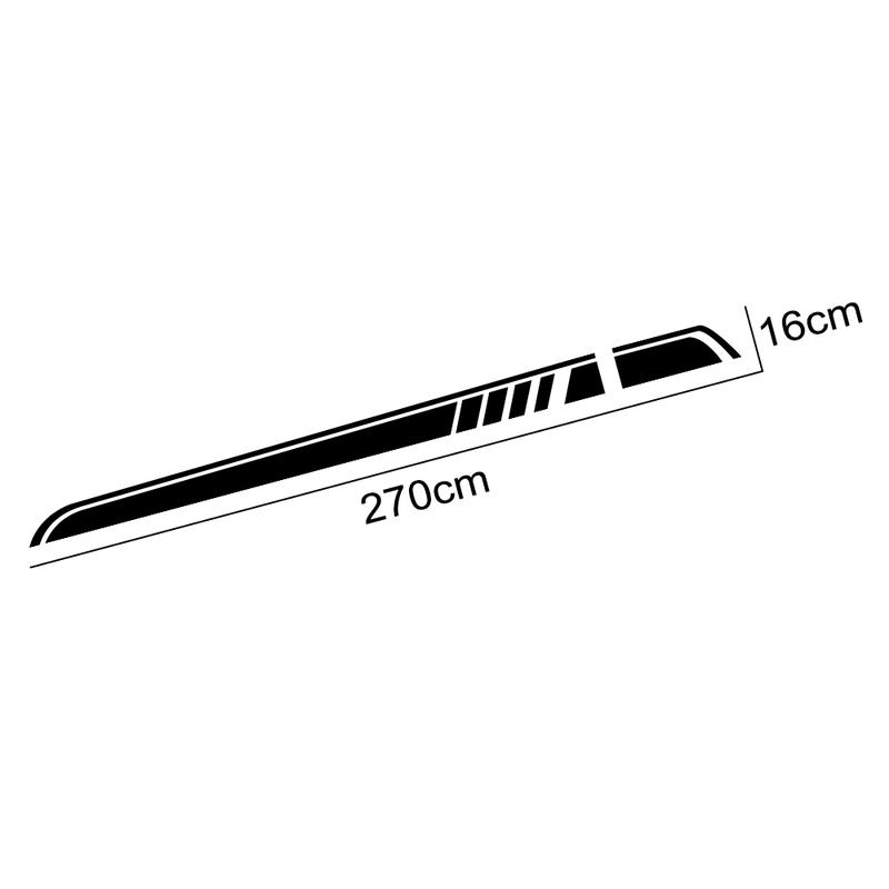 2PCS Car Stickers For Mercedes Benz Vito V Class Viano W447 V260 W639 W638 Marco Polo Camper Van Tuning Accessories Vinyl Decals