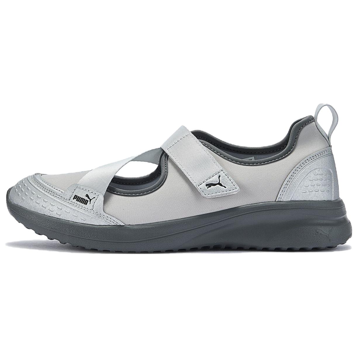 Puma Adelina 2 Summer Comfortable Versatile Mary Jane Shoes Women shoes Silver Gray 408811-03 38