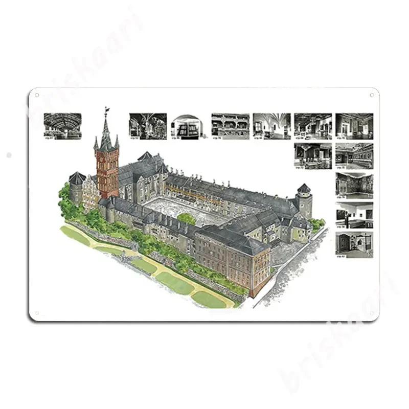 

Königsberg Castle In Detail Metal Signs Club Party Club Bar Custom Plaques Tin sign Posters 20x30cm（7.8x11.8inch）