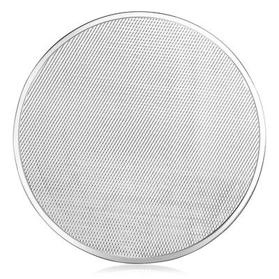 Pizza Baking Screen Aluminum Reusable Round Shaped Pastry DIY Bake Tray Heat Resistant Grill Pie Net Kitchen Oven Bakery
