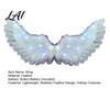 Feather Wings for Adults LED Light Up Angel Costume Kids Stage Performance Glowing Fairy Wings Halloween Cosplay Party Props Theatre