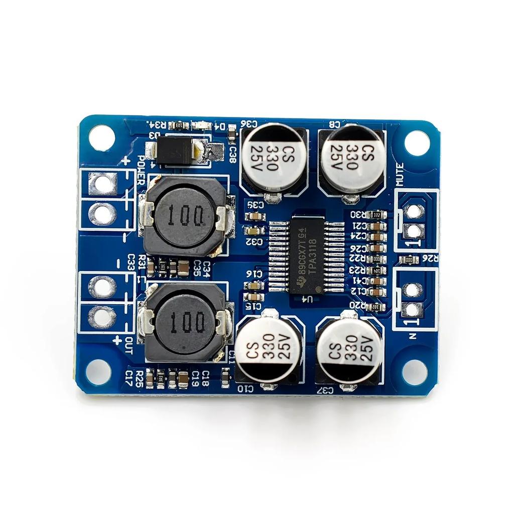 TPA3118 60W DC 12V-24V Mono Digital Audio Power Amplifier Board Amp Module