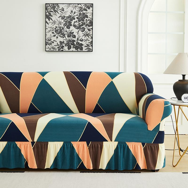 

Чехол для дивана с цветочным принтом, чехлы для диванов, моющиеся чехлы для мебели, защита для собак, юбка для углового дивана, чехлы для диванов на 1/2/3/4 места small(90-140cm)