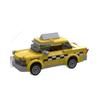 Bausteine MOC Lernset Spielzeug Oldtimer Stadt Undercover-Taxi