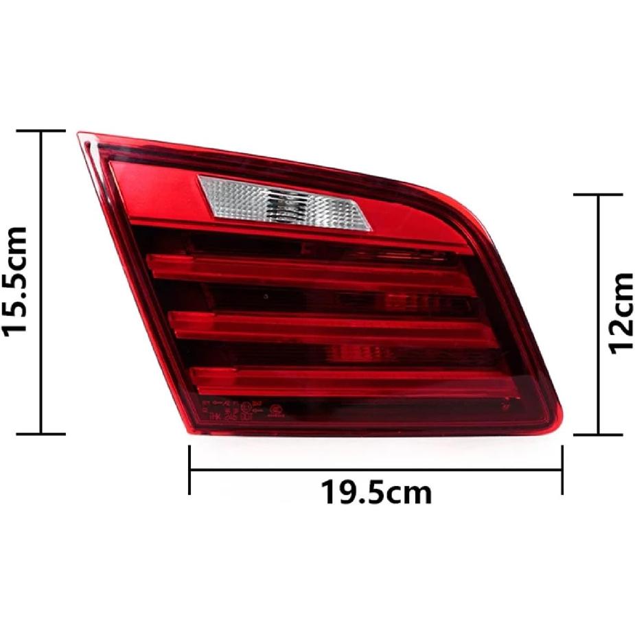 Tail Lamp Compatible With BMW 5 Series F18 F10 520 523 525 2014 2015 2016 2017 Tail Light Rear Lights Driving BrakIng Reversing Lamp(Right inner)