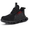 Holfredterse  Shoes For Men'S Steel Toe Sneakers Indestructible Breathable Work Shoes Lightweight Composite Toe Eur 37-47