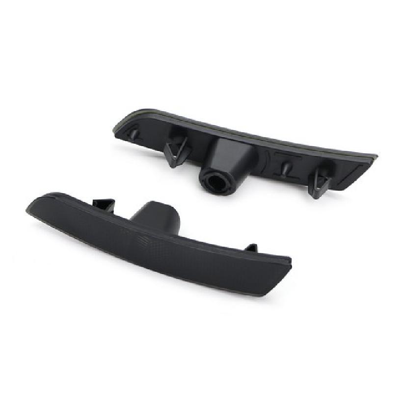 Pair OE-Spec Black Smoked Lens Side Marker Lamp Housings For 16-up Chevy Camaro