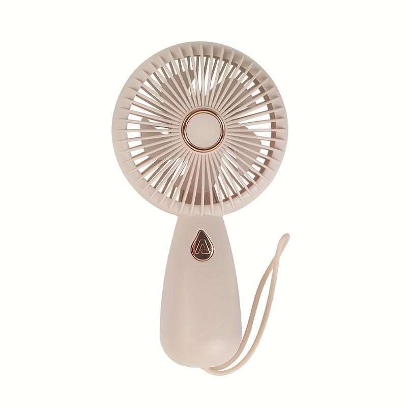 

Небольшой перезаряжаемый персональный охлаждающий вентилятор, портативный, подходит для путешествий, использования в помещении и на улице. розовый