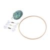 Knitting Loom Set Circular Home Knitter Machine Kit with Colorful Wool for Coasters Hats Bags Crafts