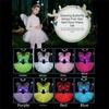 Funny Glowing Butterfly Wings Luminous Princess Dress Costume  Birthday Gift