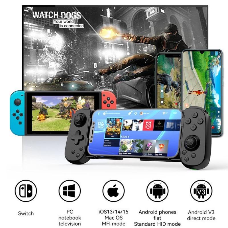 D6 for Android / iOS / Wins Wireless Controller Wireless Gamepad for PS4 Switch PC