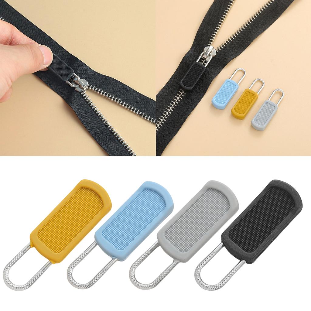 20Pcs Zippers Pull Replacement Set Zippers Gripper Mend Fixer for Suitcases Luggage Boot Backpacks Purse Jeans