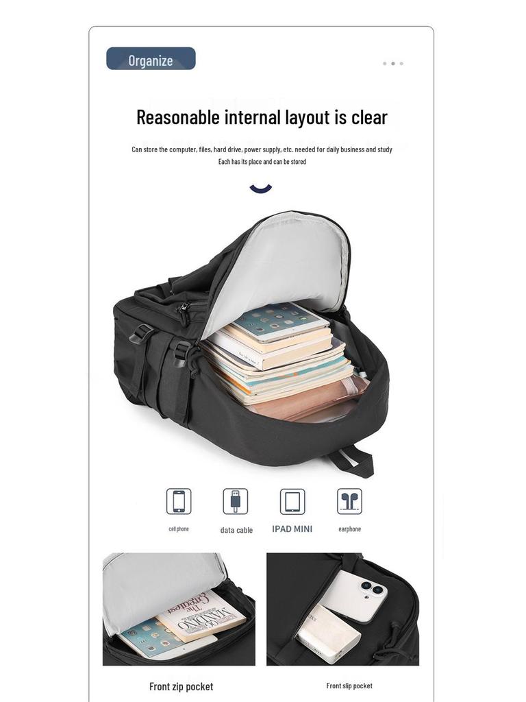 Women's Large Capacity Laptop Backpack for Students and Travel