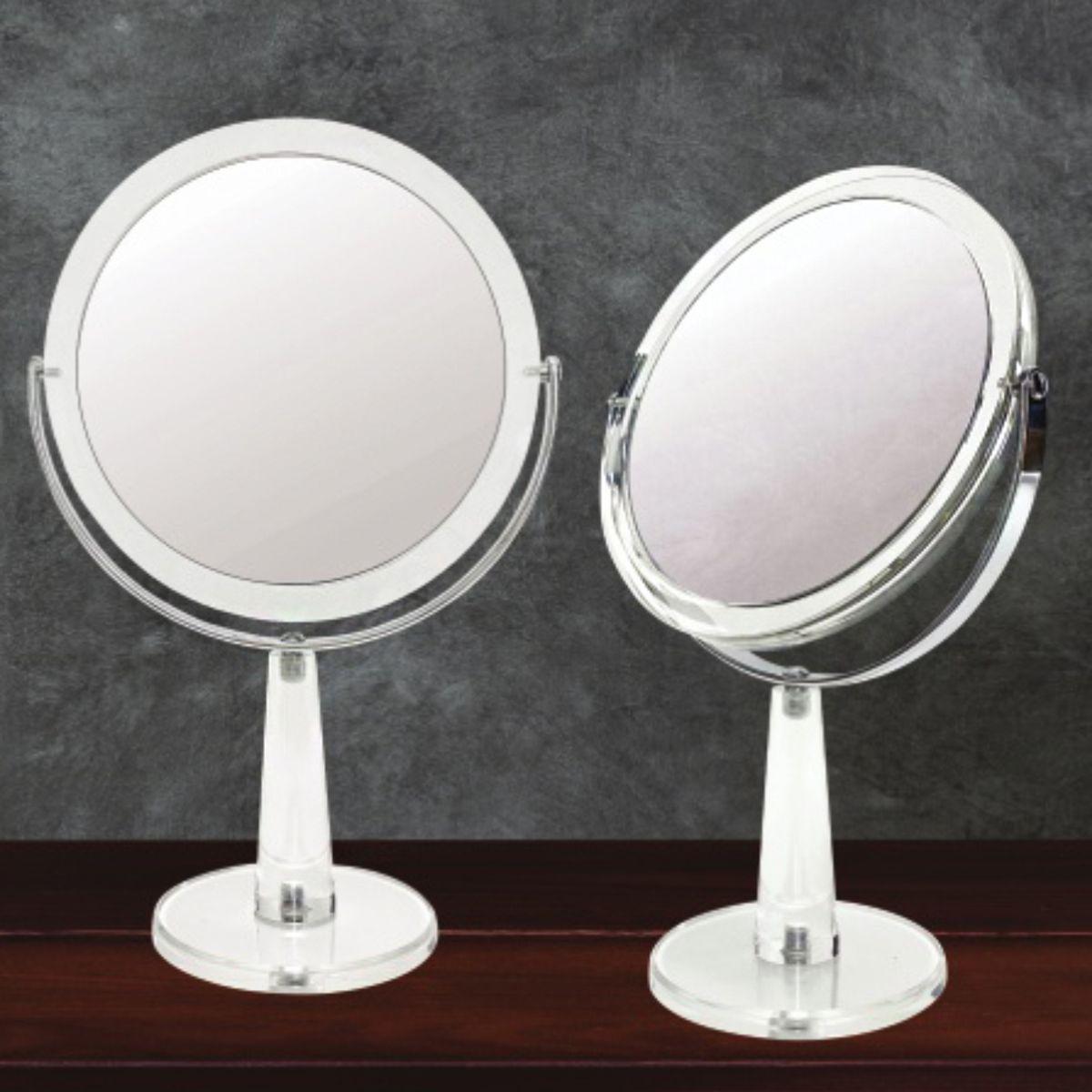 HM-825 Magnifying & Standard Double-Sided Table Mirror