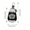 Metal Hook Car Key Case Crystal Rhinestone Keychain Accessories  Key Storage Solution