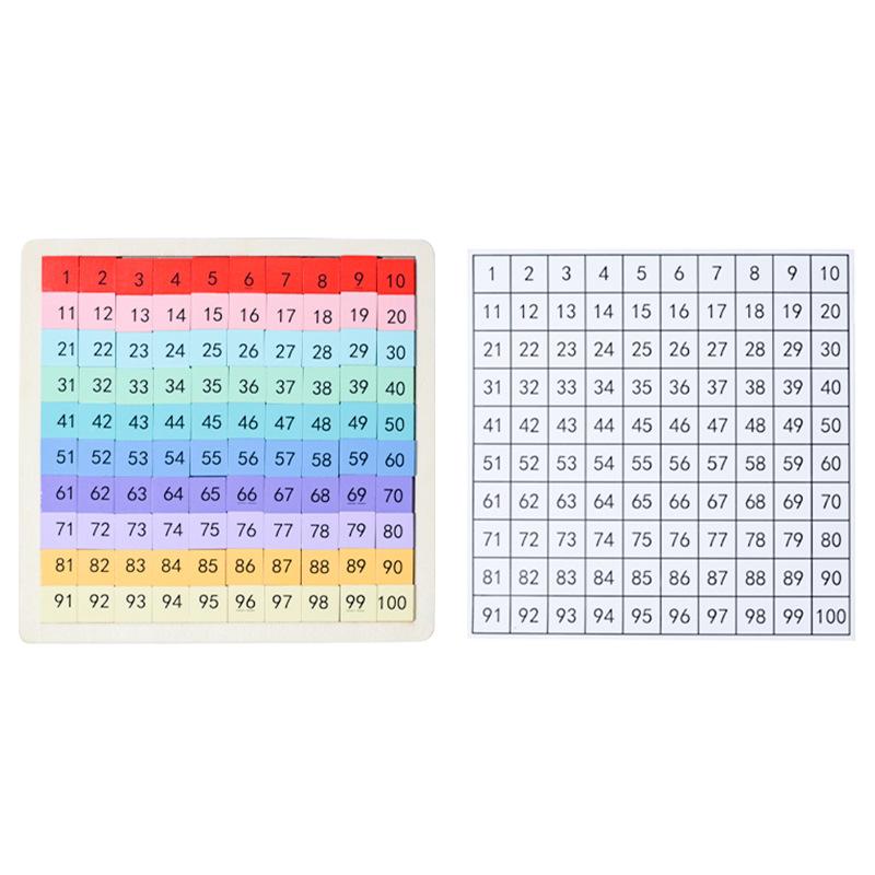 

Mathematical thinking teaching aids Magnetic hundred board recognition numbers Building blocks 1 to 100 Enlightenment Early childhood children s toys