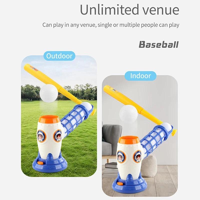 Automatic Pitching Baseball Machine Toy Sets Children Baseball Ball Toys Sports Games Kids Outdoor Indoor Toy Boy Birthday Gifts