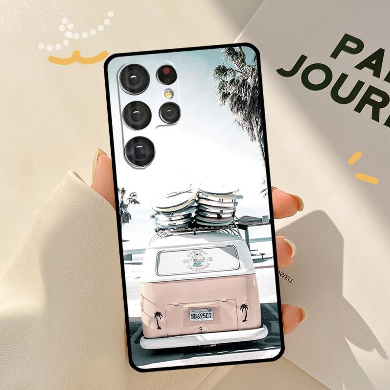 Combi Van Surf Phone Case For Samsung Galaxy S23 S20 FE S21 Ultra S22 Plus Note 10 20 S8 S9 S10 Plus Cover