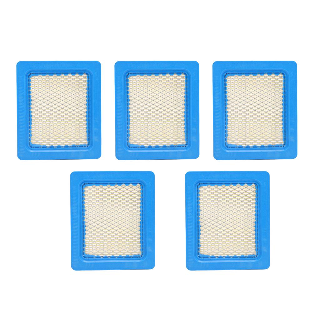 5 Pcs Lawn Mower Air Filter High Efficiency Particulate Air Filter Replacement for 491588 491588s