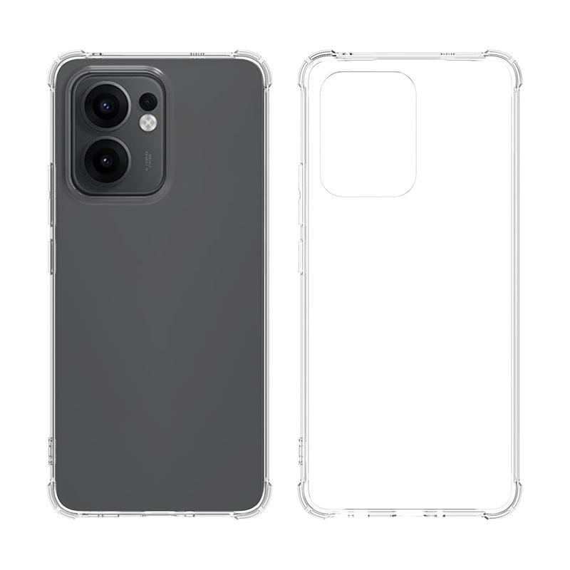 Applicable to OPPO Find X9Ultra four corners anti-drop transparent case Find X8 airbag thickened TPU protective cover