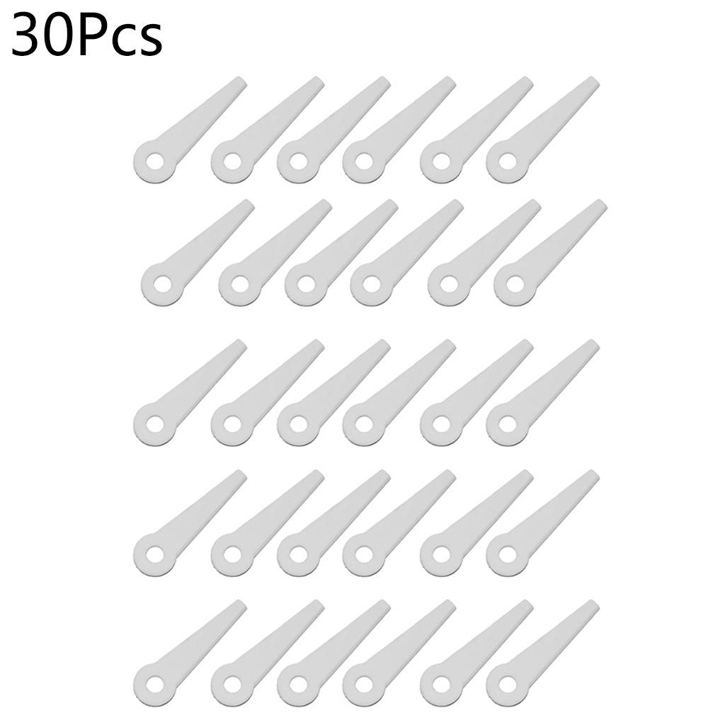 30 Stück Kunststoff-Messer für PolyCut 6-3 20-3 10-3 41-3 Rasenmäher Trimmer