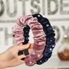 Women's Velvet Hairband Headband Pearl Hair Hoop Bands Accessories