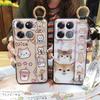 Soft Case Shockproof Phone Case For OnePlus/1+Ace 5G Racing Edition Fashion Design Wristband Durable Ring Kickstand Cute