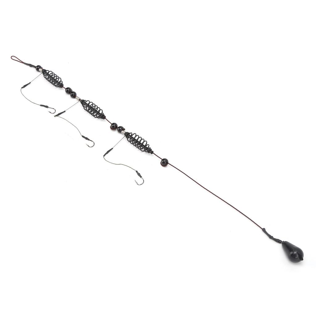 3PcsSet Artificial Lure Fish Hooks Cage Trap Basket Set and Fishing Feeder Fishing Tackle35g